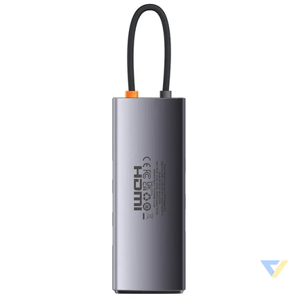 Hub 8w1 Baseus StarJoy Metal Glam Series USB C do HDMI + 3 x USB 3.0 + USB C PD + RJ45 + SD/TF Hubs