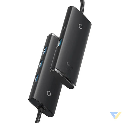 HUB Adapter 4 Port USB C Baseus OS Lite 25cm (Black) Hubs