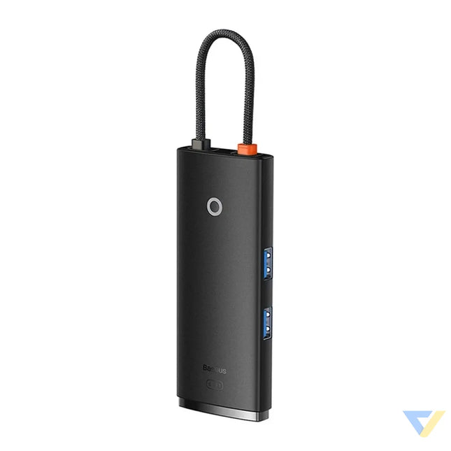 Hub Baseus OS Lite 6 Port (Type C to HDMI + USB3.0*2 + PD + SD/TF) (black Hubs