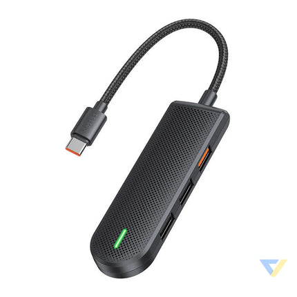 Hub USB C Mcdodo HU 1430 5w1 (USB2.0*3,USB3.0*1,SD/TF) Hubs