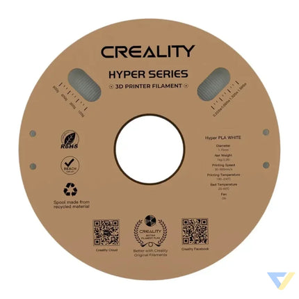 Hyper PLA Filament Creality (White) Filaments