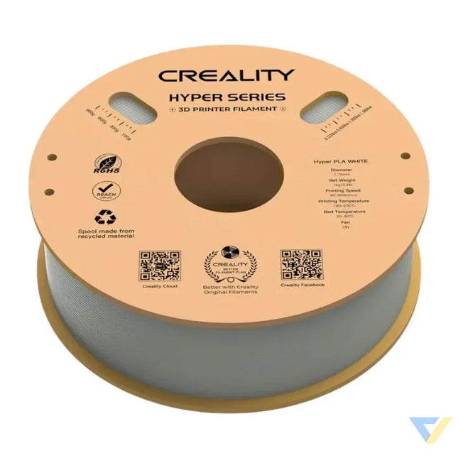 Hyper PLA Filament Creality (White) Filaments