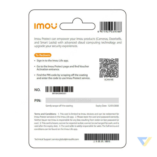 IMOU Protect Plus Gift Card (Annual Plan) Other