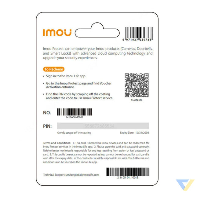 IMOU Protect Plus Gift Card (Annual Plan) Other