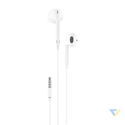 In ear headphones wired Foneng T34 mini jack 3.5mm remote control (white) Wired