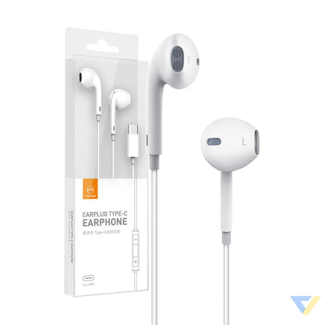 In ear wired headphones Mcdodo HP 6070 (white) Wired