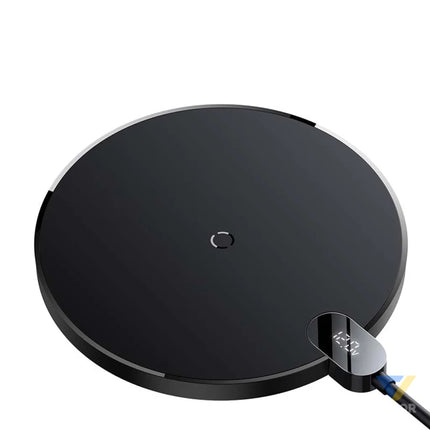 Inductive wireless charger Baseus Digital LED 15W (black) Wireless chargers