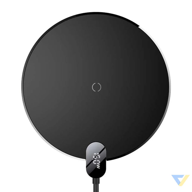 Inductive wireless charger Baseus Digital LED 15W (black) Wireless chargers