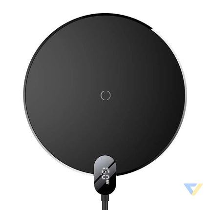 Inductive wireless charger Baseus Digital LED 15W (black) Wireless chargers