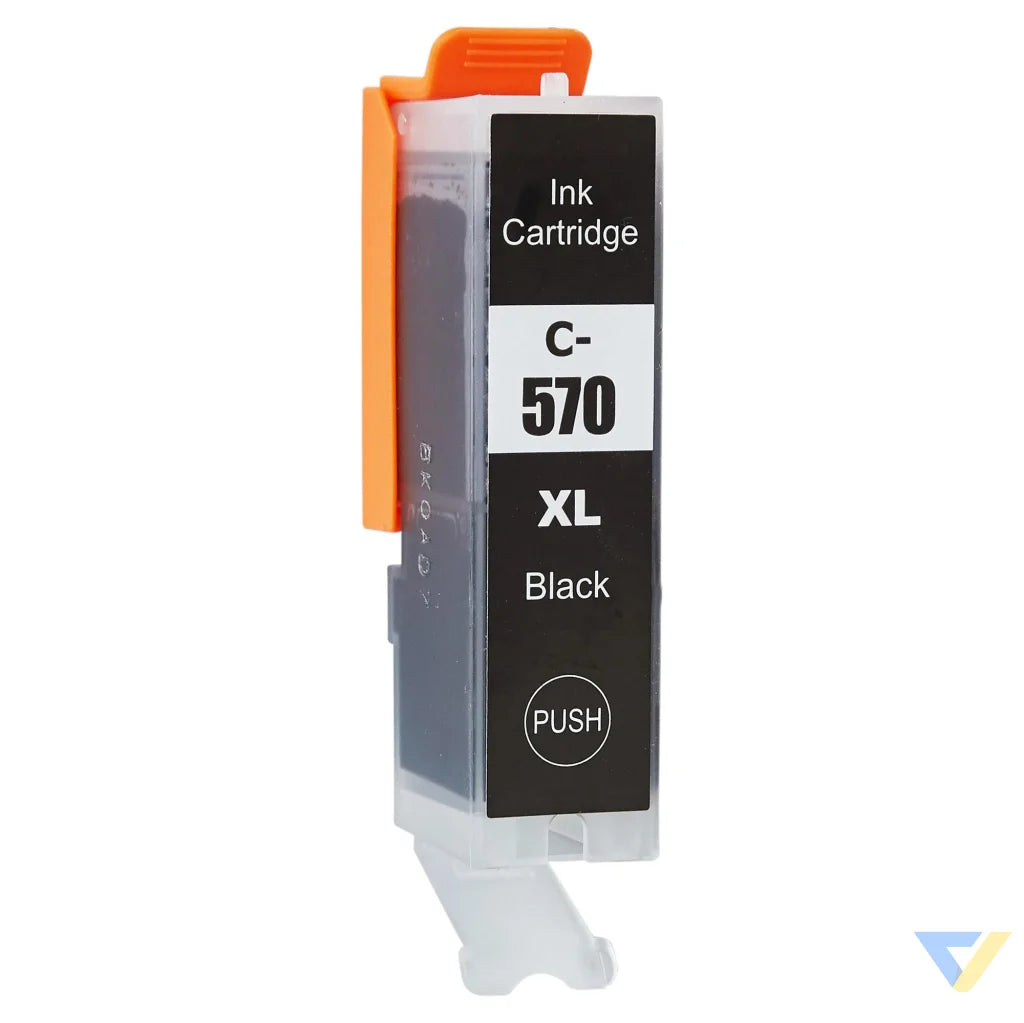 Ink for Canon | 0318C001 / PGI570PGBKXL / PGI570BK | black | 22 ml | bulk
