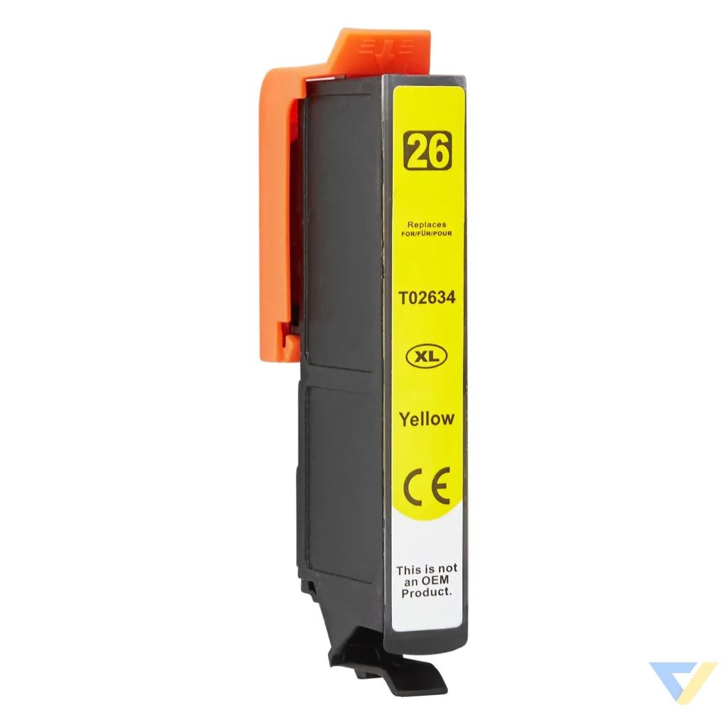 Ink for Epson | C13T26344010 / T2634 | yellow | 14 ml | bulk