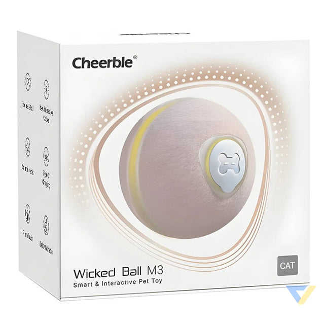 Interactive Animal Cheerble Wicked Ball M3 (beige) Toys