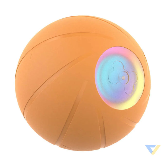 Interactive Cheerble Wicked Ball for Dogs (orange). Toys