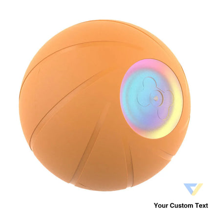 Interactive Cheerble Wicked Ball for Dogs (orange). Toys