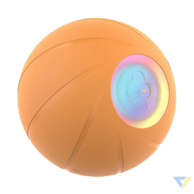 Interactive Cheerble Wicked Ball for Dogs (orange). Toys