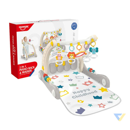 Interactive educational 2 in 1 walker + piano Huanger HE0621 Walkers and interactive tables
