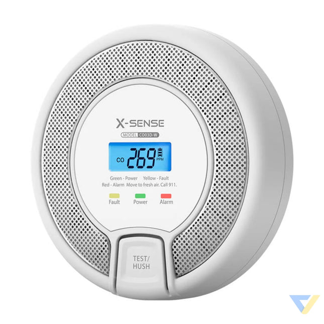 Interlinked CO Alarm X Sense CO03D W Link + Sensors