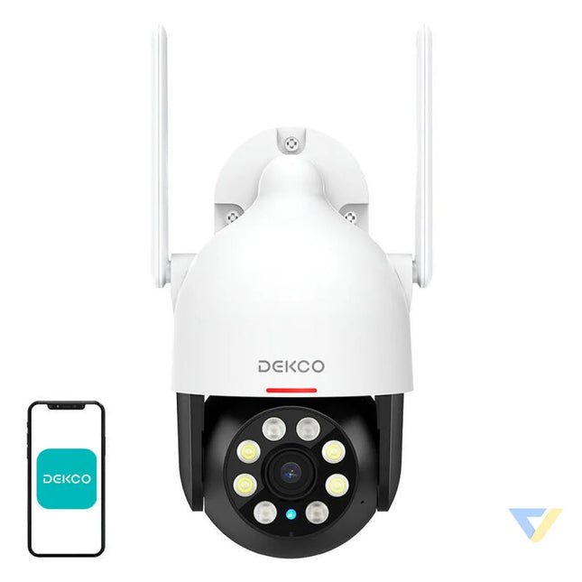 IP Outdoor camera WiFi DEKCO DC5L 2K QHD 166° IP cameras