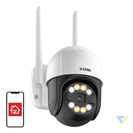 IP Outdoor Camera ZOSI C289 WiFi Pan Tilt 3MP IP66 with 32GB microSD card IP cameras