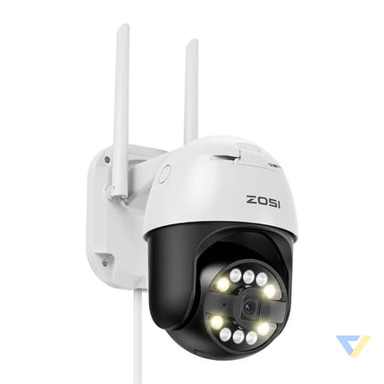 IP Outdoor Camera ZOSI C296 WiFi Pan Tilt 8MP Dual IP66 with 32GB microSD card IP cameras