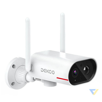 IP Outdoor WiFi camera with solar panel DEKCO DC8L 3MP IP cameras