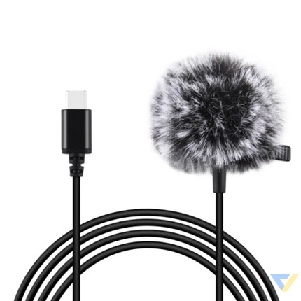 Jack Puluz tie microphone with clip PU425 1.5m USB C Lavalier