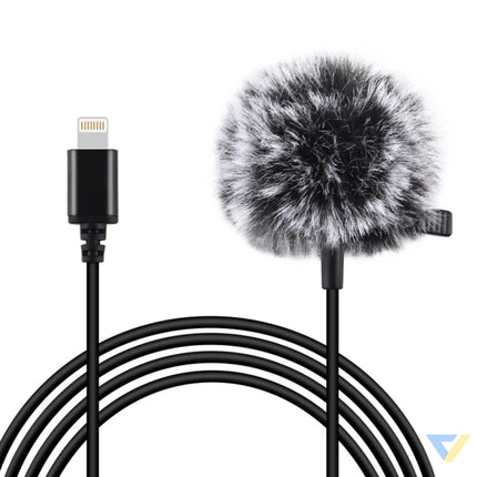 Jack Puluz tie microphone with clip PU426 1.5m 3.5mm Lightning Lavalier