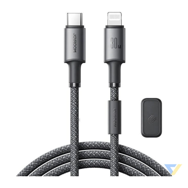 Joyroom 30W USB C Lightning cable 1.2m gray USB C to Lightning