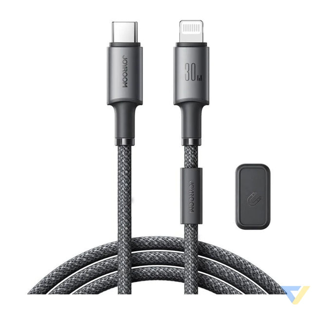 Joyroom 30W USB C Lightning cable 1.2m gray USB C to Lightning