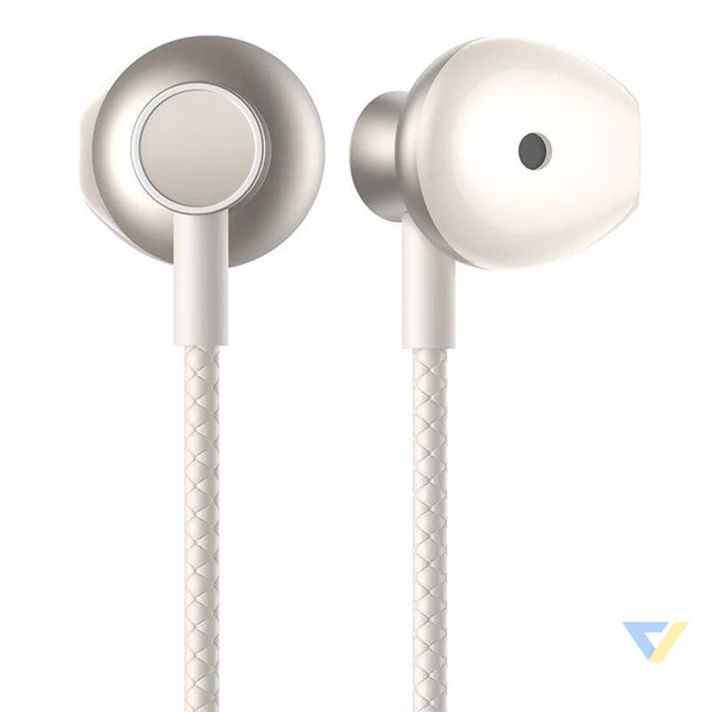 Joyroom JR D8 wireless neckband headphones (cream white) Sports