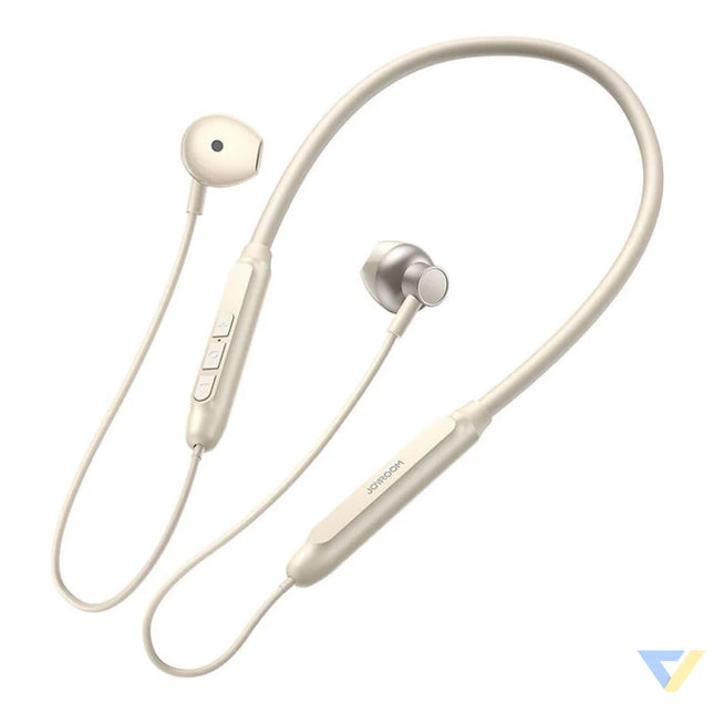 Joyroom JR D8 wireless neckband headphones (cream white) Sports