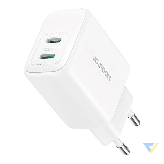 Joyroom JR TCF12 Dual Port (2C) 20W Power Charger (white) mains chargers