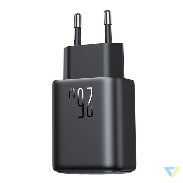 Joyroom JR TCF13 Dual Port (A + C) 25W Power Charger (black) mains chargers