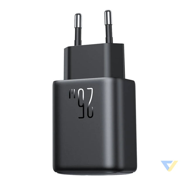 Joyroom JR TCF13 Dual Port (A + C) 25W Power Charger (black) mains chargers