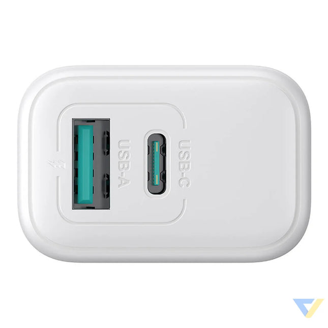 Joyroom JR TCF21 Dual Port (A + C) Power Charger (white) mains chargers