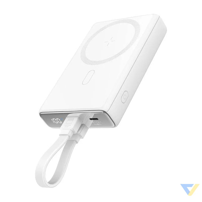 Joyroom magnetic powerbank with stand JR PBM01 20W 10000mA (white) Powerbanks