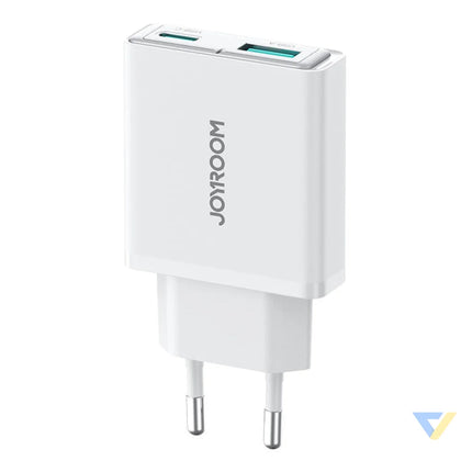 Joyroom mains charger JR TCF14 (A + C) Super Slim 20W (white) mains chargers