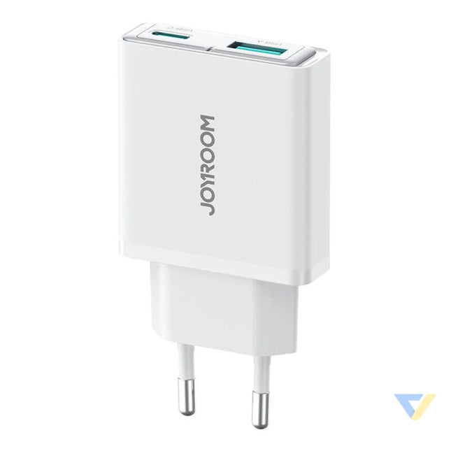 Joyroom mains charger JR TCF14 (A + C) Super Slim 20W (white) mains chargers