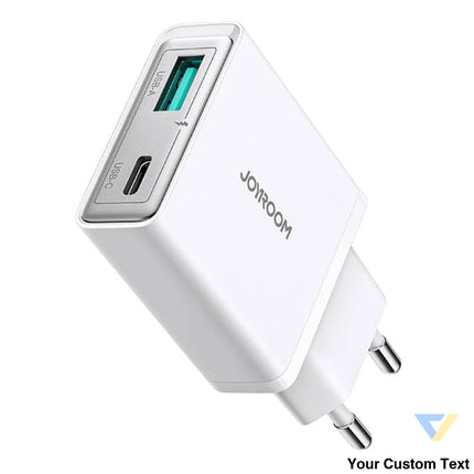 Joyroom mains charger JR TCF14 (A + C) Super Slim 20W (white) mains chargers