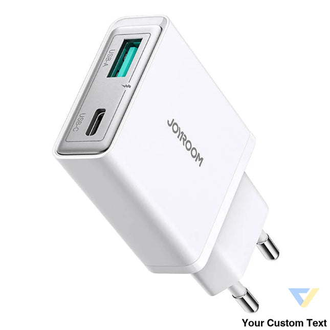 Joyroom mains charger JR TCF14 (A + C) Super Slim 20W (white) mains chargers