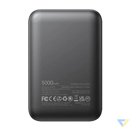 Joyroom Powerbank JR PBF13; 2.4A LED 5000mAh (black) Powerbanks