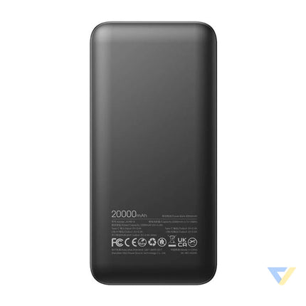 Joyroom Powerbank JR PBF14 2.4A LED; 20000mAh (black) Powerbanks
