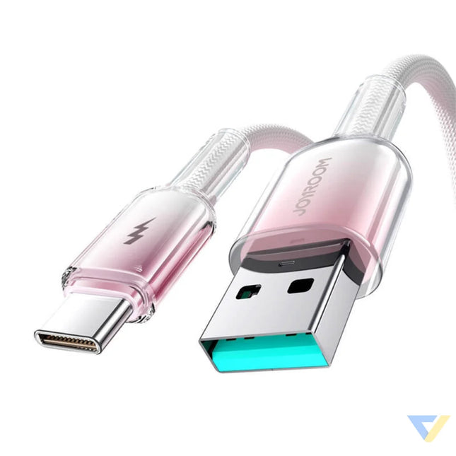 Joyroom S A42 3A USB A USB C Cable 1.2m biały USB to USB C