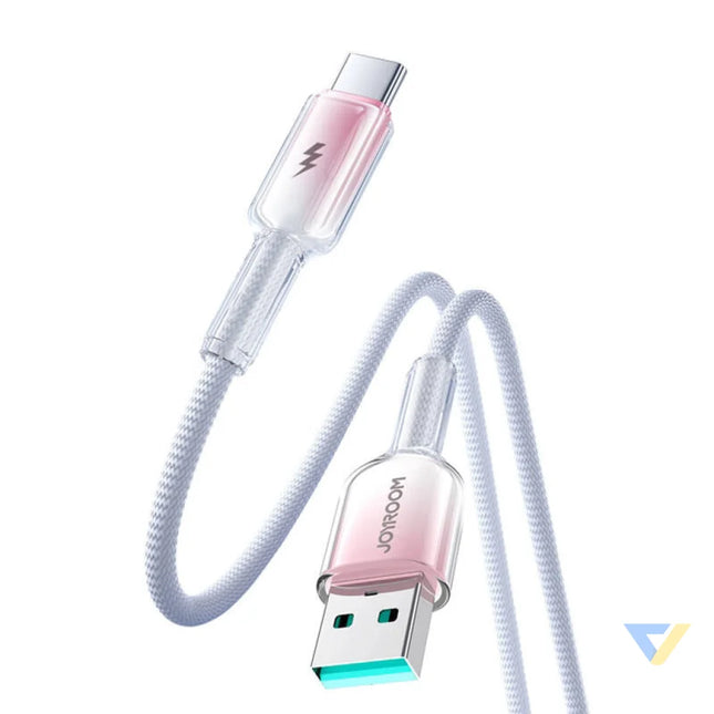 Joyroom S A42 3A USB A USB C Cable 1.2m biały USB to USB C