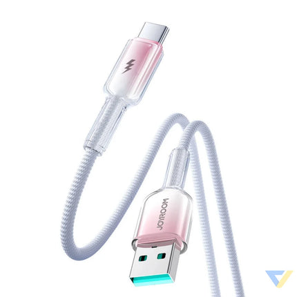 Joyroom S A42 3A USB A USB C Cable 1.2m biały USB to USB C