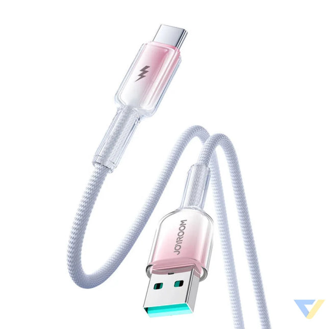 Joyroom S A42 3A USB A USB C Cable 1.2m biały USB to USB C