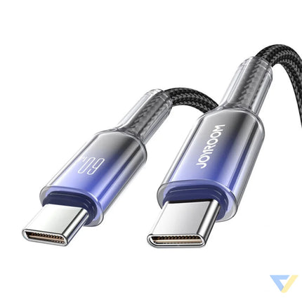 Joyroom S A42 60W USB C cable 1.2m black USB C to USB C