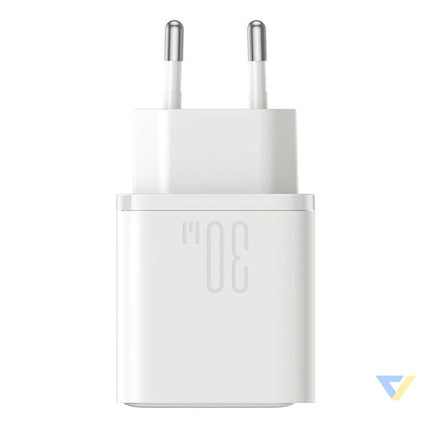 Joyroom TCF15 Dual Port (A + C) 30W Power Charger (white) mains chargers
