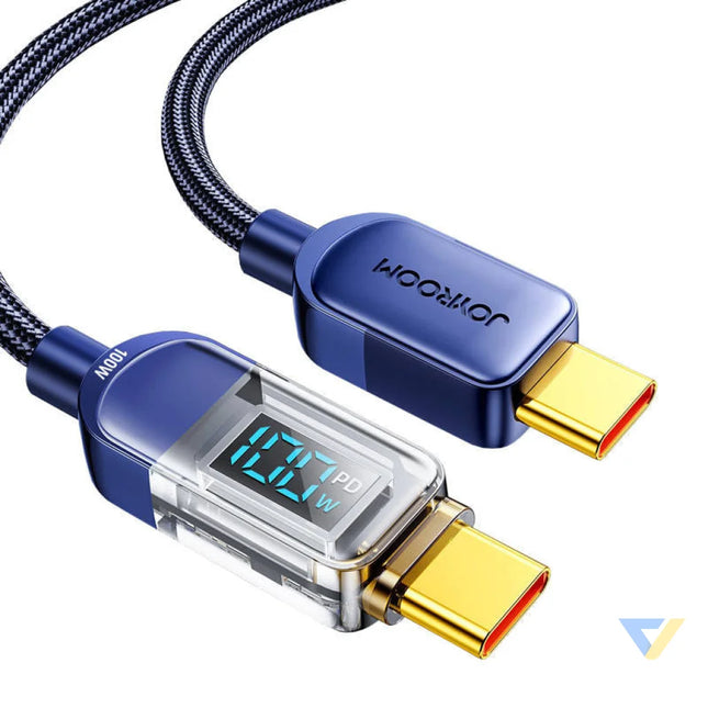 Kabel do USB C 100W 1.2m Joyroom S CC100A4 (niebieski) Combo Cables