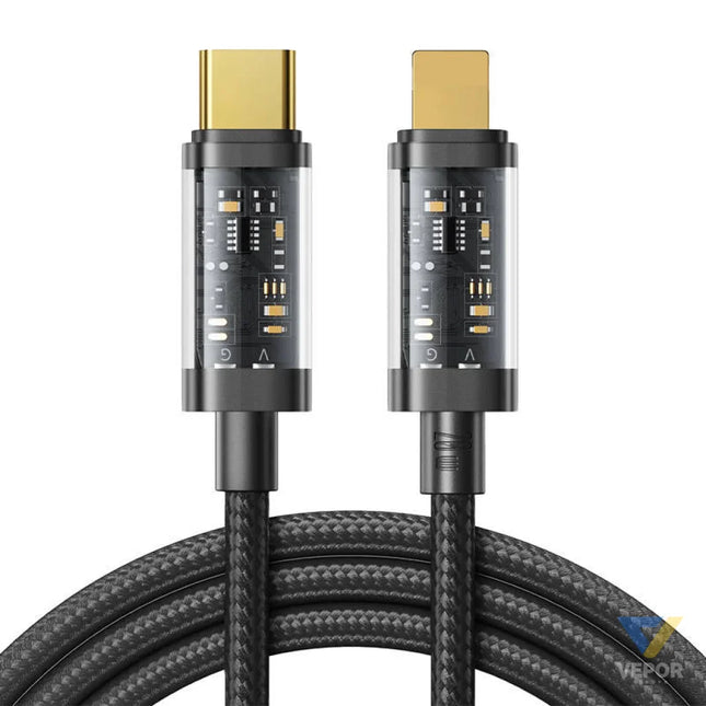 Kabel do USB C Lightning Data 20W 2m Joyroom S CL020A20 (czarny) Combo Cables